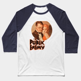 The Public Enemy Movie Poster Baseball T-Shirt